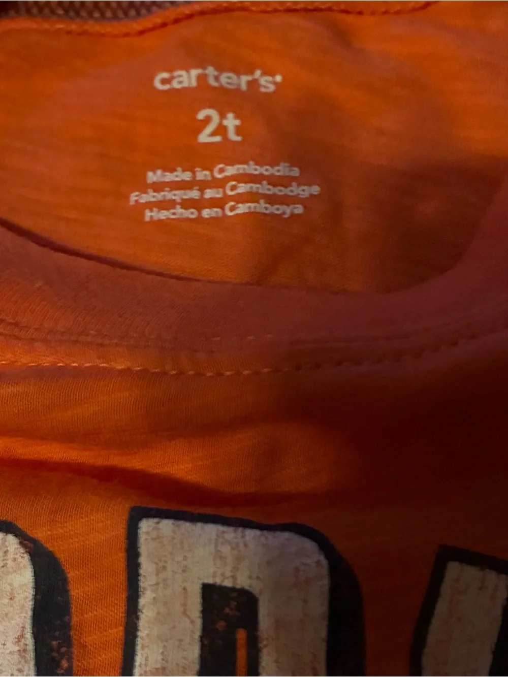 Carters new tags